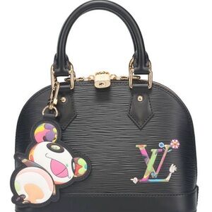 Louis Vuitton Black Mini Bag with Multicolor Accents